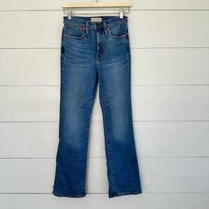 Madewell Women’s 25 Blue Denim Cali Demi Boot Jeans Dorrance Wash New NWT